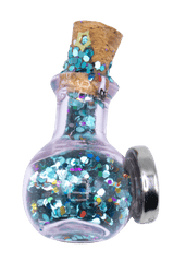 Glittery Fairy Spell Jar Magnet