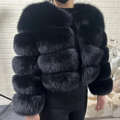 Natural Real Fur Coat