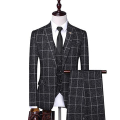 3-piece Slim Fit Business Suit