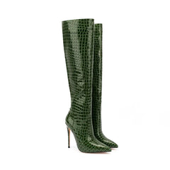 Pointed Toe Riding Boots