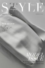 Genuine Leather Clutch Evening Bag with Phone Pocket