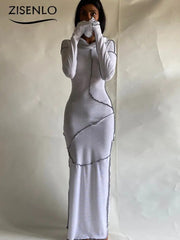 Casual Hooded Long Sleeve Sexy Dress