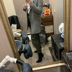 High Heels Silk Sock Boots