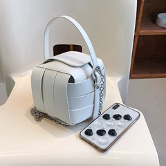 Vintage Spliced Fashionable Shoulder Crossbody Bag