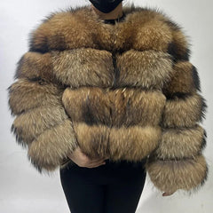 Natural Real Fur Coat
