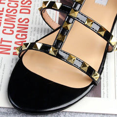 Fashion Rivet Design Walking and Shopping Sandals