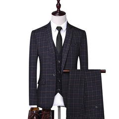 3-piece Slim Fit Business Suit