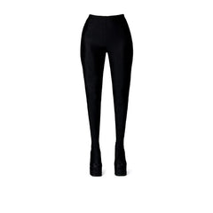 Jumpsuit Elastic Thick Heel Boots