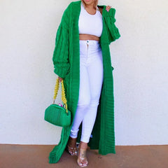 Knitted Long Cardigan