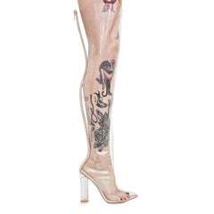Transparency Over-knee Boots