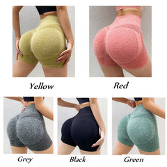 High Waist Yoga Workout Shorts w/Butt Lift