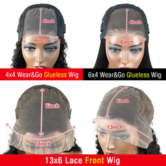 🔥 Pre-Cut Glueless Straight Wig – 13x6 HD Lace, 200% Density! 🔥