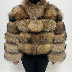 Natural Real Fur Coat