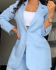 Blazer and Pants Two Piece Suit