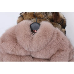 Real Natural Fox Fur Short Jackets