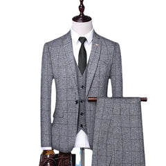 3-piece Slim Fit Business Suit