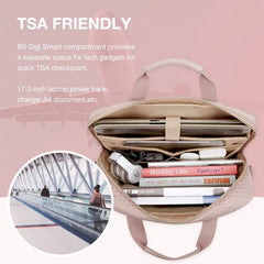 Large Capacity 17 inch Laptop Bag Shoulder Messenger  Briefcase