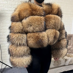 Natural Real Fur Coat