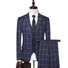 3-piece Slim Fit Business Suit