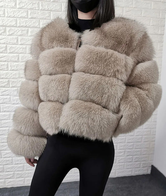 Natural Real Fur Coat