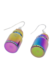 Iridescent Spell Bottle Earrings