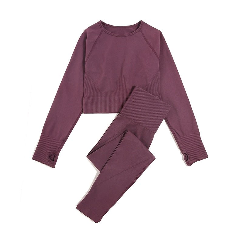 2/3/4pcs Seamless Yoga Set - Polished 24/7