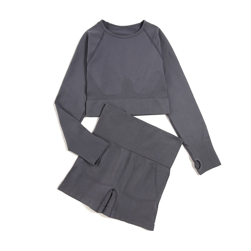 2/3/4pcs Seamless Yoga Set - Polished 24/7