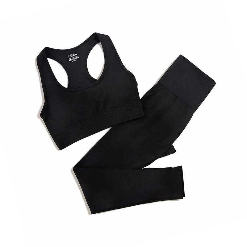 2/3/4pcs Seamless Yoga Set - Polished 24/7