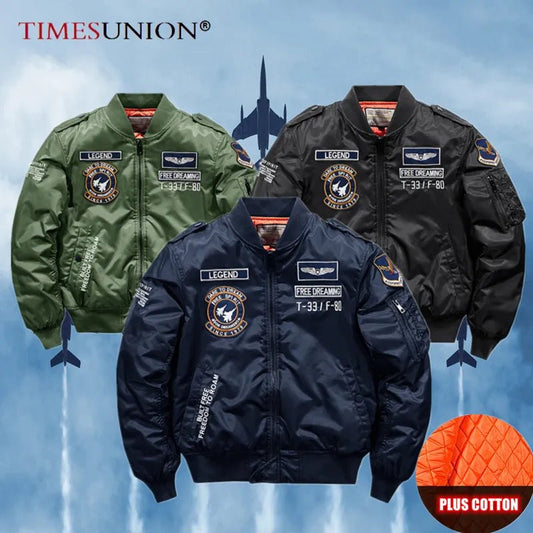 Bomber Embroidered Military Jacket Uniform Large Size Coat Tooling Jacket - Polished 24/7