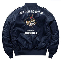 Bomber Embroidered Military Jacket Uniform Large Size Coat Tooling Jacket - Polished 24/7