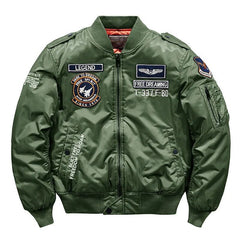 Bomber Embroidered Military Jacket Uniform Large Size Coat Tooling Jacket - Polished 24/7
