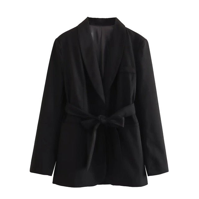 Casual Blazers Coats + Trousers Female Elegant Suit - Polished 24/7