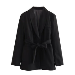Casual Blazers Coats + Trousers Female Elegant Suit - Polished 24/7