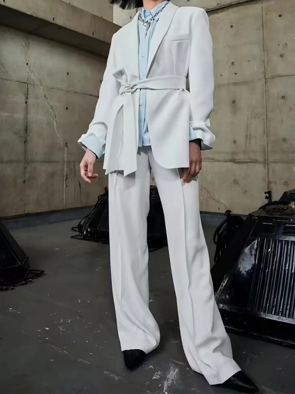 Casual Blazers Coats + Trousers Female Elegant Suit - Polished 24/7