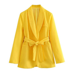 Casual Blazers Coats + Trousers Female Elegant Suit - Polished 24/7