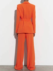 Casual Blazers Coats + Trousers Female Elegant Suit - Polished 24/7