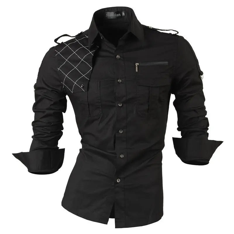 Casual Long Sleeve Dress Shirt - Polished 24/7