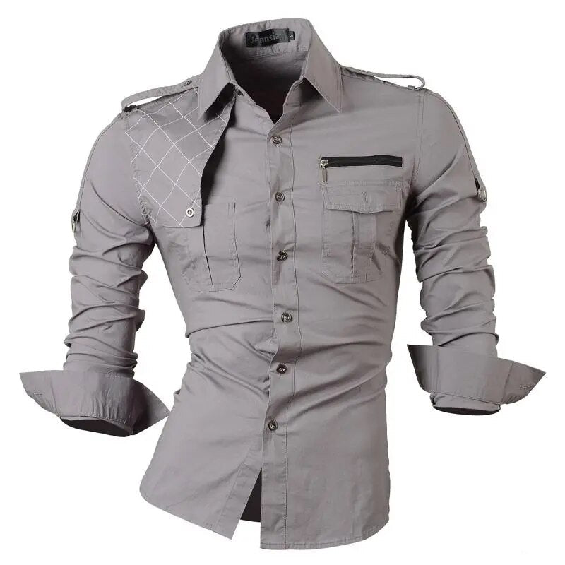 Casual Long Sleeve Dress Shirt - Polished 24/7