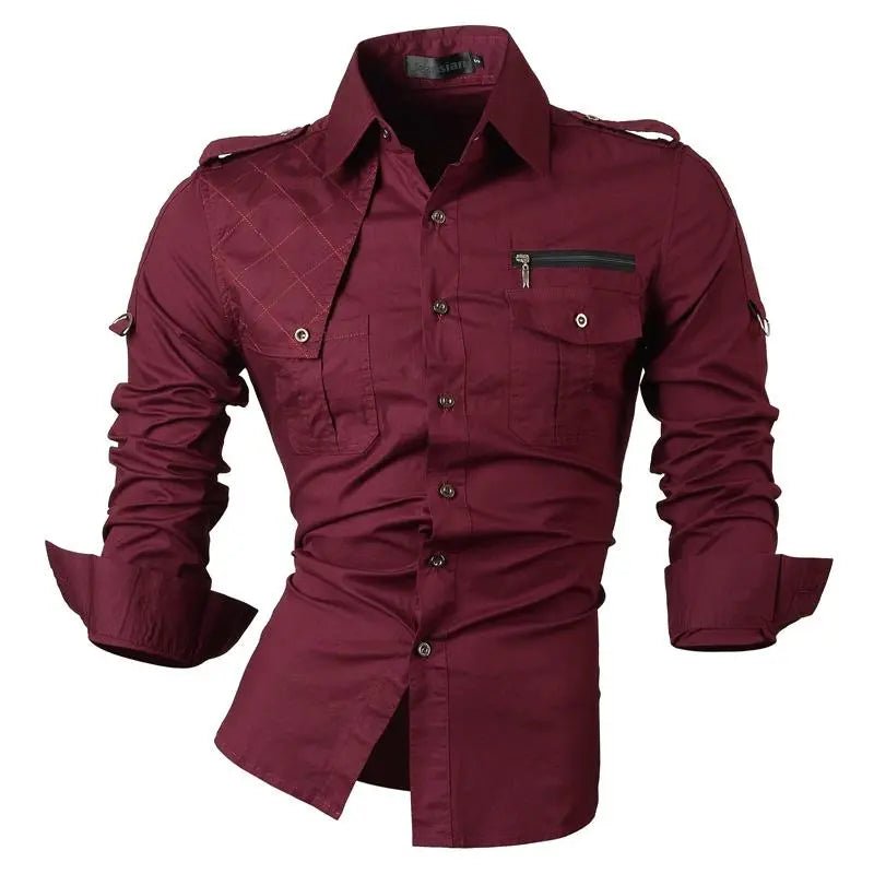 Casual Long Sleeve Dress Shirt - Polished 24/7