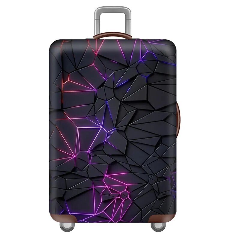 Designer Thick Elastic Luggage Cover 18-32 Inch Trolley Case Cover - Polished 24/7