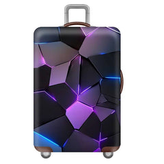 Designer Thick Elastic Luggage Cover 18-32 Inch Trolley Case Cover - Polished 24/7