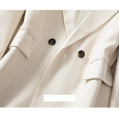 High End Office Professional Women's Blazer Pants 2-Piece Set Fall Fashion Long Female Jacket Over Business Suit Casual Trousers - Polished 24/7