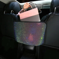 Luxury Diamond Rhinestone Car Storage Bag Organizer - Polished 24/7