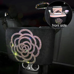 Luxury Diamond Rhinestone Car Storage Bag Organizer - Polished 24/7