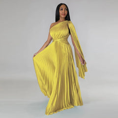 One Shoulder Evening/Party Dress - Polished 24/7