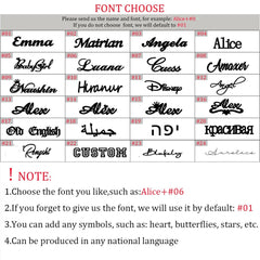 Personalized Name Women's Bangle Stainless Steel Gold/Silver - Polished 24/7