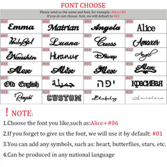 Personalized Name Women's Bangle Stainless Steel Gold/Silver - Polished 24/7