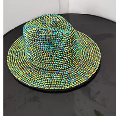 Rhinestone Fedora Jazz Hat - Polished 24/7