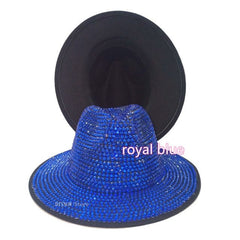Rhinestone Fedora Jazz Hat - Polished 24/7