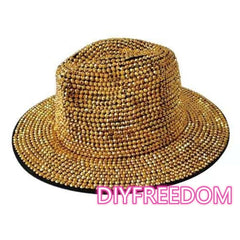 Rhinestone Fedora Jazz Hat - Polished 24/7
